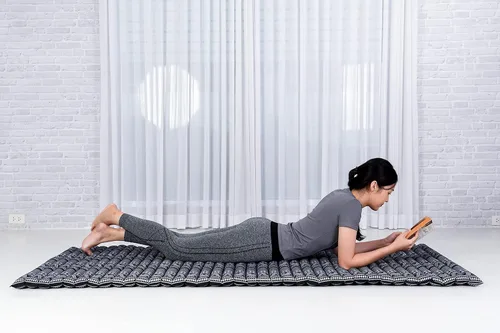 Vista 155 de Leewadee colchón tailandés enrollable para cama de invitados, tapete de yoga, para masaje tailandés, ecológico, orgánico y natural.