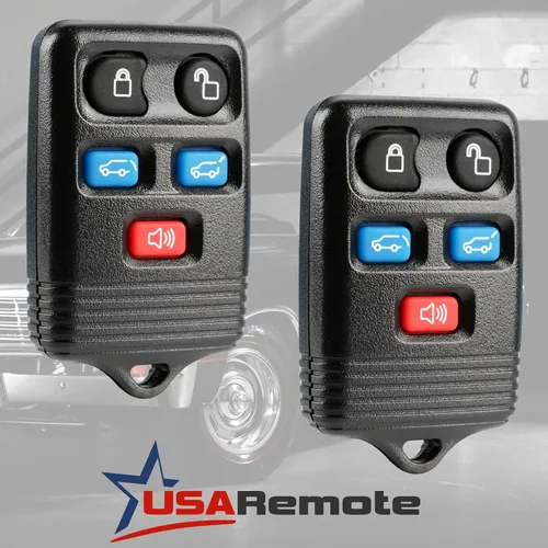 Vista 2 de Mando a distancia para llavero de auto con entrada sin llave, compatible con Ford Expedition 2003-2010 / Lincoln Navigator 2008-2010 (CWTWB1U551)