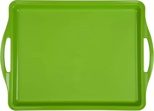 Vista 2 de Mintra Home Bandeja de servir duradera (1 unidad, verde) – Plato con asa de 14 pulgadas 'verde