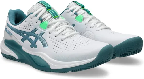 Vista 2 de ASICS Zapatillas de tenis Gel-Challenger 15 para hombre Blanco/pino brumoso
