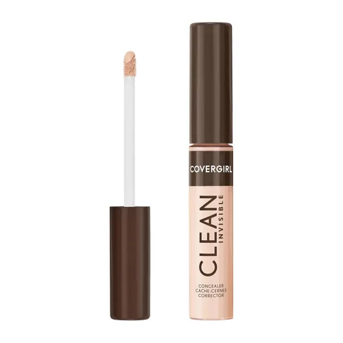 Covergirl Corrector invisible limpio, ligero, hidratante, fórmula vegana, porcelana 101, 0.23 onzas