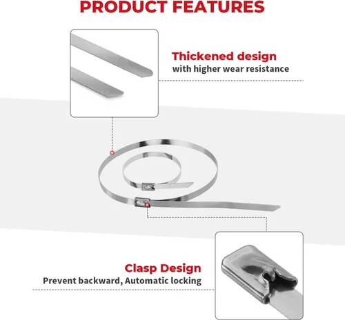 Vista 4 de Alpha Rider Alicates de Abrazadera de Eje de Funda de Junta CV para Auto/ATV con 20 Piezas de Abrazaderas de Banda de Funda de Junta CV de Acero