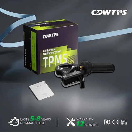 Vista 9 de CDWTPS Sistema de monitoreo de presión de neumáticos TPMS Sensor 68252493AB 433HMz Fit Dodge Jeep (1 paquete)