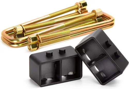 Vista 15 de KSP Bloque de elevación de 2 pulgadas para F150 2004-2020, kits de elevación de nivelación trasera de 2 pulgadas con pernos cuadrados en U extra