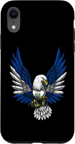 Vista 9 de Funda para iPhone 12 mini con bandera de El salvador y águila salvadoreña