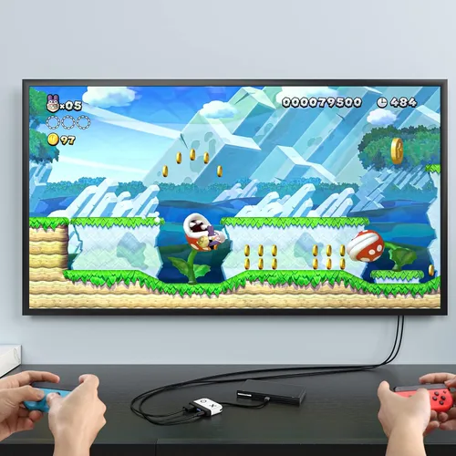 Vista 4 de Switch Dock for Nintendo Switch,Portable Dock with HDMI TV USB 3.0 Port and USB C Charging,Compatible with Nintendo Switch Steam Deck MacBook ProAir