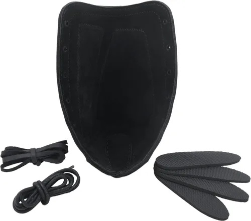 Vista 6 de Soporte para rifles de cuero real Buttstock con correas de eslinga de rifle para .308 .30-06, 45-70 410Mag