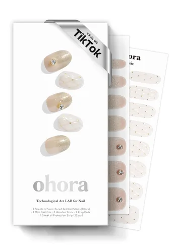 Vista 13 de ohora Tiras de uñas de gel semicuradas (N Addict) – Funciona con cualquier lámpara, calidad de salón, larga duración, fácil de aplicar y quitar