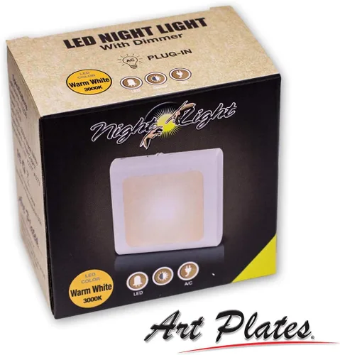 Vista 6 de Luz nocturna LED regulable con sensor automático del atardecer al amanecer, brillo ajustable, luz cálida, luz nocturna de encendido y apagado