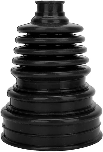 Vista 4 de Fydun CV Boot Cover Universal Silicone CV Axle Boot Dust Cover Ball Head Kit de abrazadera redonda de velocidad constante (negro)