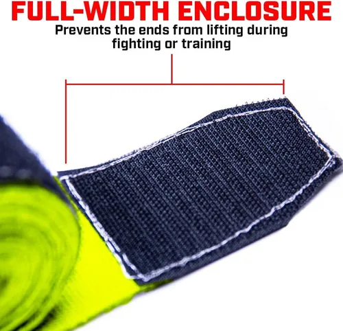 Vista 2 de Revgear Pro Series - Envolturas elásticas de boxeo para hombres, envolturas de mano para guantes de boxeo, Muay Thai, muñequeras de boxeo, vendas