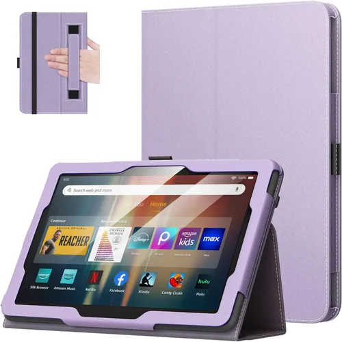 Vista 22 de MoKo Funda para tableta H D de 8 pulgadas (12ª generación/10ª generación, versión 2022/2020), funda de pedestal plegable delgada con encendido