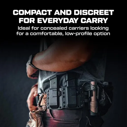 Vista 7 de Funda para Glock️ 42 - Funda IWB para transporte oculto - Dentro de la cintura - Comodidad y ocultación - EDC - Funda para pistola - Funda