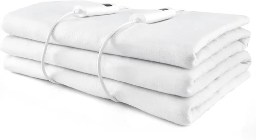 Vista 9 de WELLHUT - Almohadilla de colchón térmica tamaño individual, almohadilla de calefacción eléctrica con control individual y 9 ajustes de calor