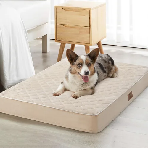 Vista 13 de WNPETHOME Camas ortopédicas XL para perros grandes, impermeables, extra grandes, con funda extraíble y lavable, cama para jaula de perro