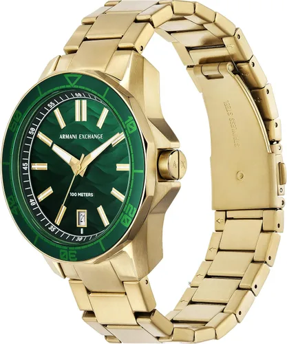 Vista 5 de AX Armani Exchange Dive-Inspired Sports Watch for Men with Stainless Steel or Silicone Band
