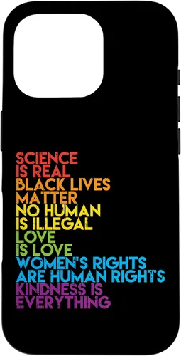 Vista 20 de Science is Real Black Lives Matter Rainbow LGBT Pride Gift Case for iPhone 17