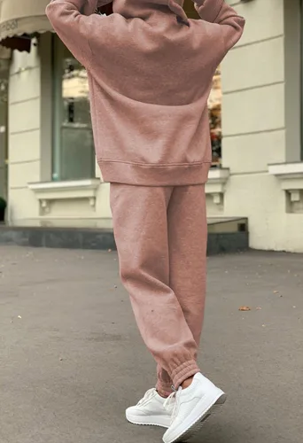 Vista 8 de Fixmatti Sudaderas con capucha para mujer, sudadera de manga larga, pantalón deportivo, 2 piezas