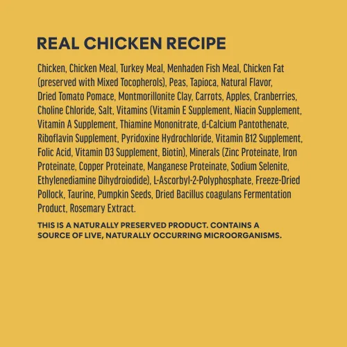 Vista 7 de Instinct Original - Alimento seco para gatos, Chicken Croquetas crudas con pollo sin jaula para músculos fuertes, salud digestiva y piel y pelaje