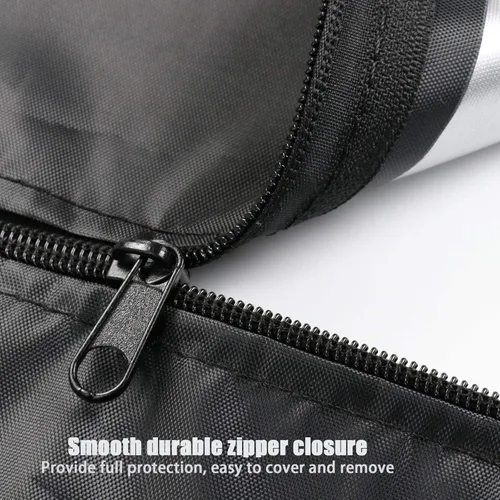 Vista 4 de Treadmill Cover for Non-Folding Home Treadmill with Zipper and Drawstring