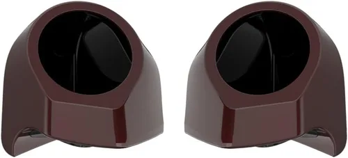 Vista 332 de Advanblack Alpine Green Tour Pack - Paquete de altavoces de 6.5 pulgadas, carcasa de audio trasera, color a juego, ajuste Harley King Tour Pack