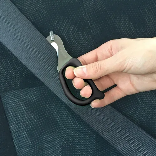 Vista 3 de Herramienta Auto Escape StatGear SuperVizor XT: Gancho para cortar el cinturón de seguridad o romper la ventana. La única herramienta de rescate que