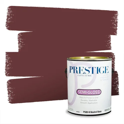 Vista 248 de Prestige Paints Pintura exterior e imprimación en uno, 1 galón, plano, coincidencia comparable de Valspar* Amber Rose*