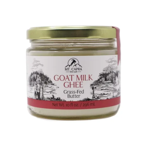 Mt. Capra Goat Milk Ghee | Pastos criados y sin sal | 59 porciones