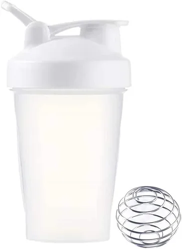 Vista 8 de ChezMax Botella agitadora para proteína en polvo (sin bisfenol A), 16 oz 400ML Protein Shaker Cup para antes del entrenamiento y batidos, botella