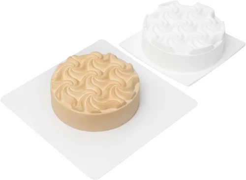 Vista 19 de Restaurantware -Molde de bola de 8 cavidades de pastelería, 1 molde de chocolate listo para horno - Molde de silicona blanca flexible, congelable