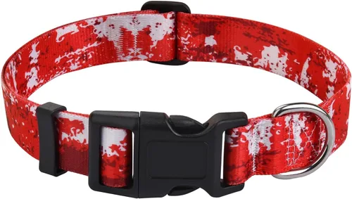 Vista 29 de Collar para Perros para Perros Pequeños y Gatos, Collar Suave y Cómodo para Mascotas para Perros Pequeños, Medianos y Grandes, Patrón Geométrico