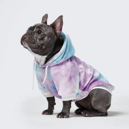 Vista 73 de Spark Paws Sudadera con capucha para perro, suéter de primera calidad para perros pequeños, medianos y grandes Trajes cálidos para bulldogs
