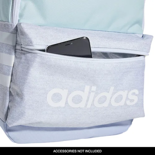 Vista 4 de adidas Classic 3S Backpack, Jersey WhiteHalo Mint GreenViolet Tone Purple, One