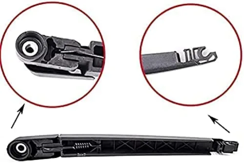 Vista 2 de Brazo de limpiaparabrisas trasero de coche para Mazda CX-5 KF 2017 2018 2019 2020 2021 14 pulgadas de repuesto de limpiaparabrisas trasero