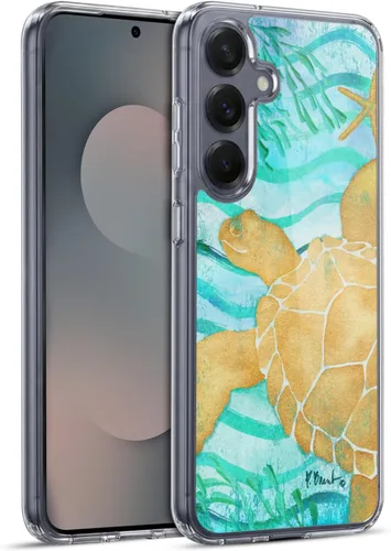 Vista 13 de Head Case Designs Officially Licensed Paul Brent Agate Mermaid Coastal Gel Case [Military Grade Protection] Compatible with Samsung Galaxy S25+ and