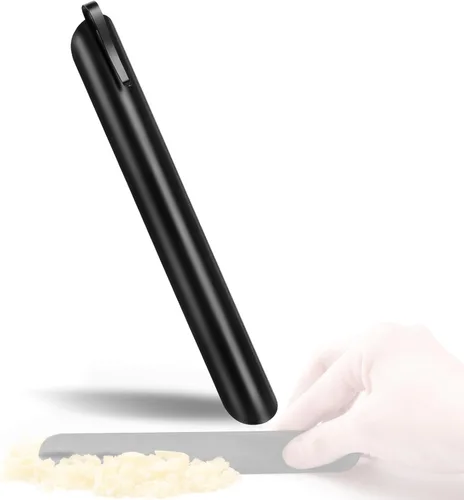Barredoras de migas de mesa para servidores, limpiador de migas de pan de acero inoxidable para mantel en restaurantes y hogares, servidores, Negro