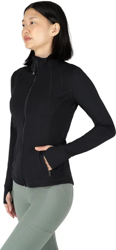 Vista 2 de 90 Degree By Reflex - Chaqueta ligera para correr, con cremallera completa, para mujer