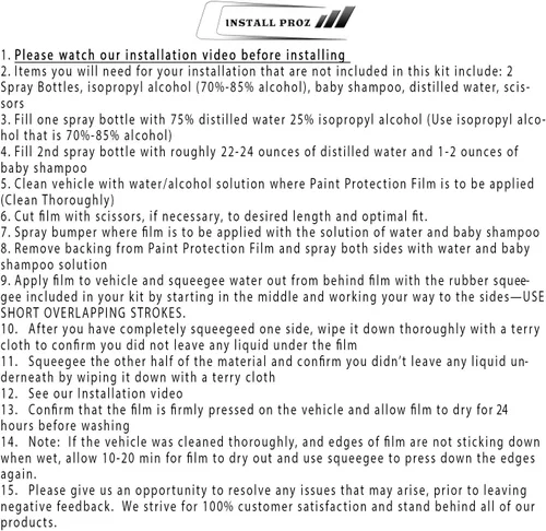 Vista 5 de Kit de pintura de protección autorreparadora transparente para travesaños de puerta: 64 pulgadas x 3 pulgadas