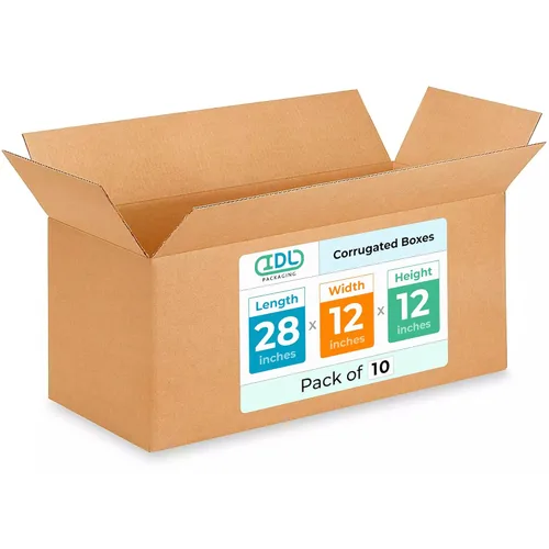 Vista 182 de Cajas largas de mudanza y envío de 18 x 9 x 9 pulgadas (paquete de 10) – Extra resistentes 200 libras frente a las regulares – Cajas de embalaje