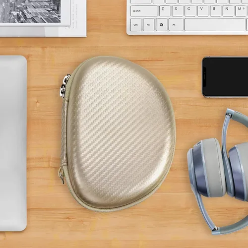 Vista 6 de Geekria Shield - Funda para auriculares compatible con Beats Solo 4/3/2/HD, bolsa de transporte de viaje de repuesto con almacenamiento de cables