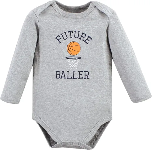 Vista 3 de Hudson Baby - Mameluco de algodón de manga larga para bebé