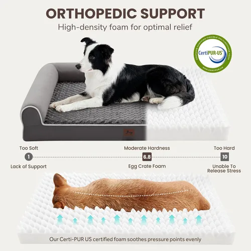 Vista 2 de Camas Grandes para Perros de Tamaño Grande, Cama Ortopédica XXL XL para Perros de Tamaño Mediano, Sofá Sillón Grande Impermeable con Funda Extraíble