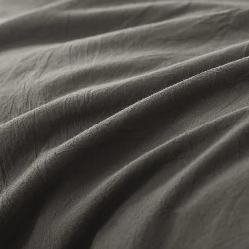 Vista 159 de JIYUAN - Juego de 3 piezas de 1 funda de edredón de algodón 100% lavado de 90x90 pulgadas (relleno no incluido) y 2 fundas de almohada, cómodo