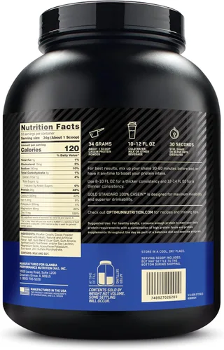 Vista 8 de Proteína caseína 100% de Optimum Nutrition, 2730380, 1, 1