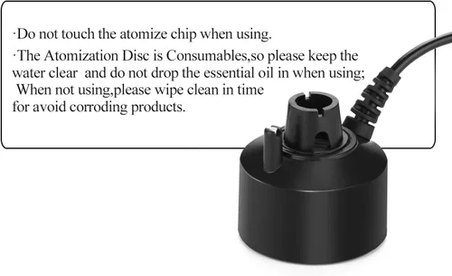 Vista 2 de Fuente estanque atomizador de niebla AGPTEK®, para jardín interior/exterior, máquina humidificadora