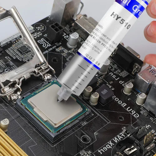Vista 3 de HY-17.99-0.88 oz Conductividad térmica: > 1.93W/m-k CPU disipador térmico pasta de grasa de silicona compuesto no conductor para PC CPU gpu PS4 0.88