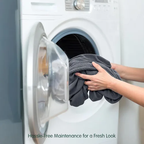 Vista 119 de CHUN YI Fundas para sofá de 7 piezas, lavables, fundas elásticas para sofá de 3 cojines con respaldo y fundas de cojín separados, protector