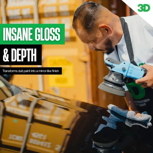 Vista 6 de 3D GLW Series - Cera de cerámica con infusión de SiO2 para el máximo brillo, protección hidrofóbica y fácil aplicación, brillo ultra suave