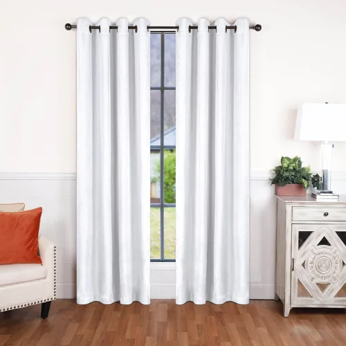 Vista 21 de Superior Linen Semi Blackout Curtains, Room Darkening, Bedroom, Drapes, Kitchen, Living Room Window Accents, Sun Blocking, Grommet Header, Classic