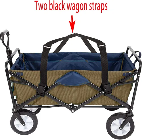 Vista 6 de Correas de hebilla universales compatibles con vagón plegable plegable al aire libre, accesorios de vagón Mac, accesorios de carro plegable